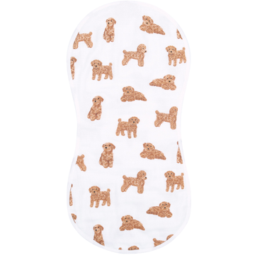 Poodle Burp Cloth