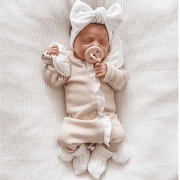 Orla Long Sleeve Organic Bodysuit - Tiny Yarns