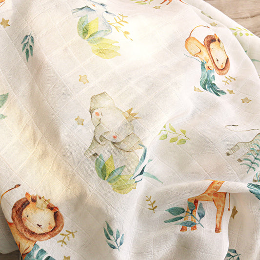 Baby Safari Animals Swaddle
