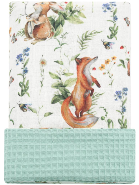 Ginger Fox Waffle Blankets