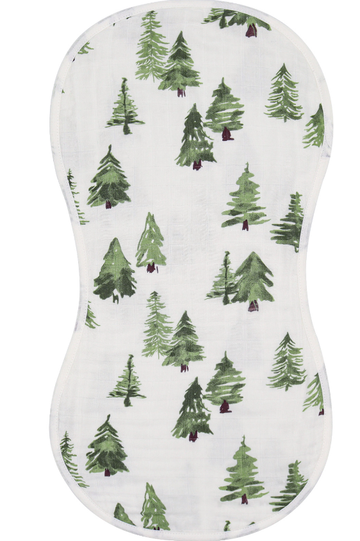 Pine tree Burp Cloth