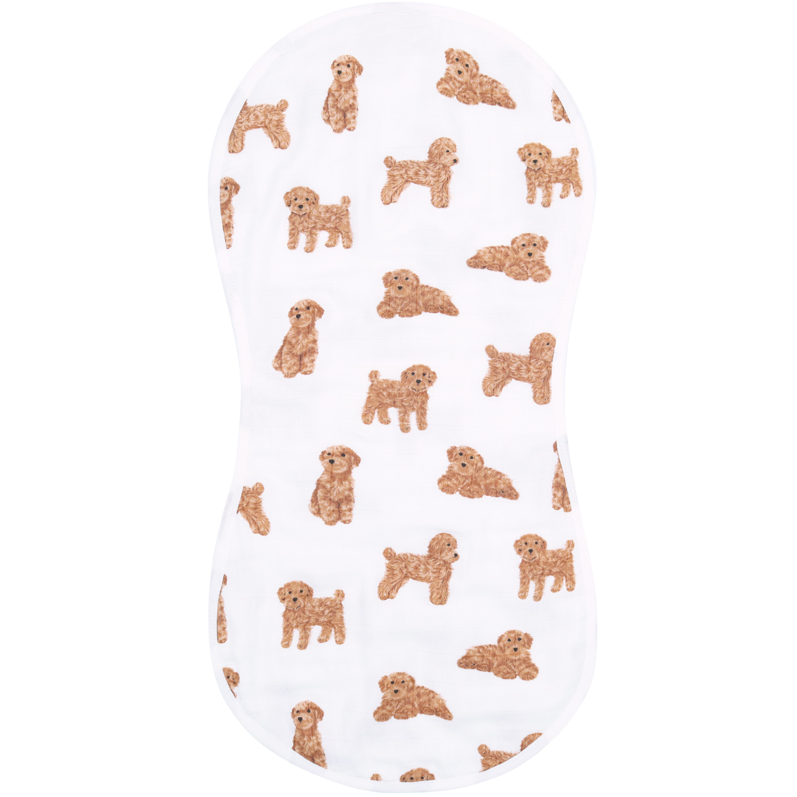 Poodle Burp Cloth