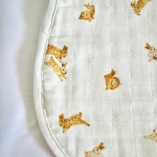 Hopping Bunnies Burp Cloth