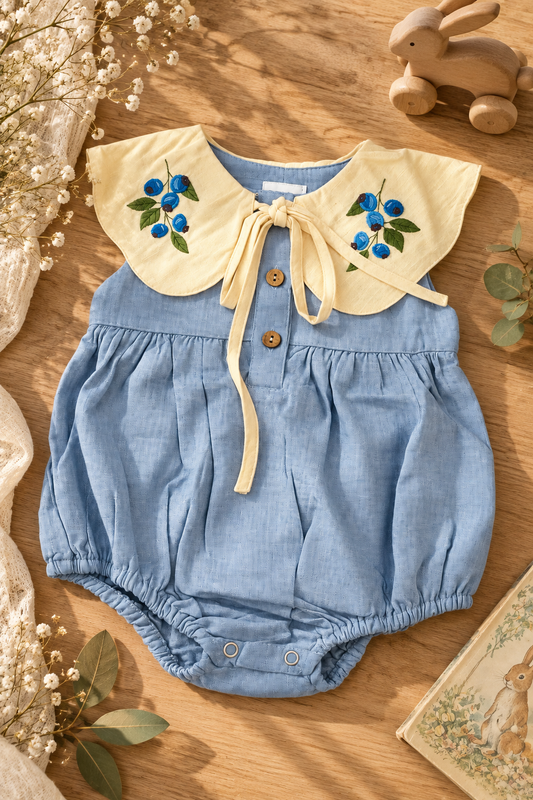 Bluberry Bloom Romper