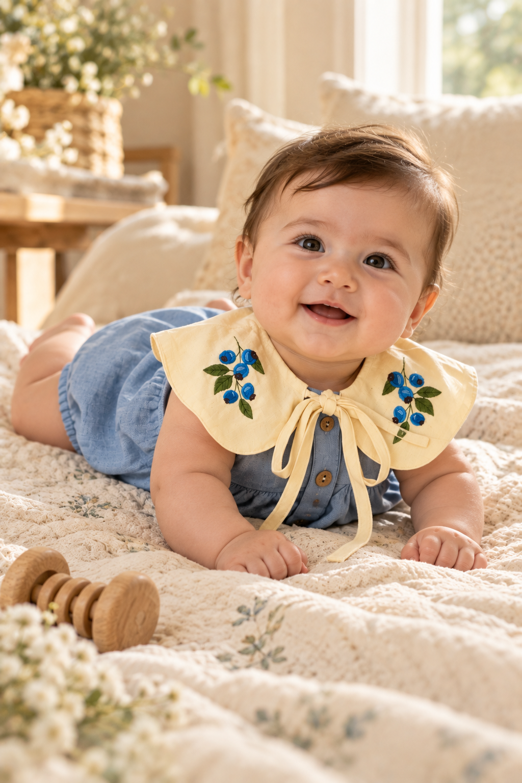 Bluberry Bloom Romper