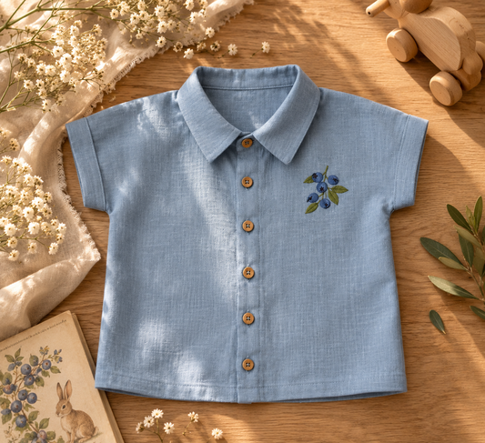 Blueberry Meadow Baby Shirt