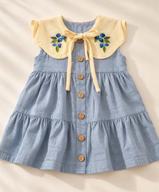 Blueberry Meadow Dress