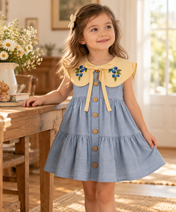 Blueberry Meadow Dress
