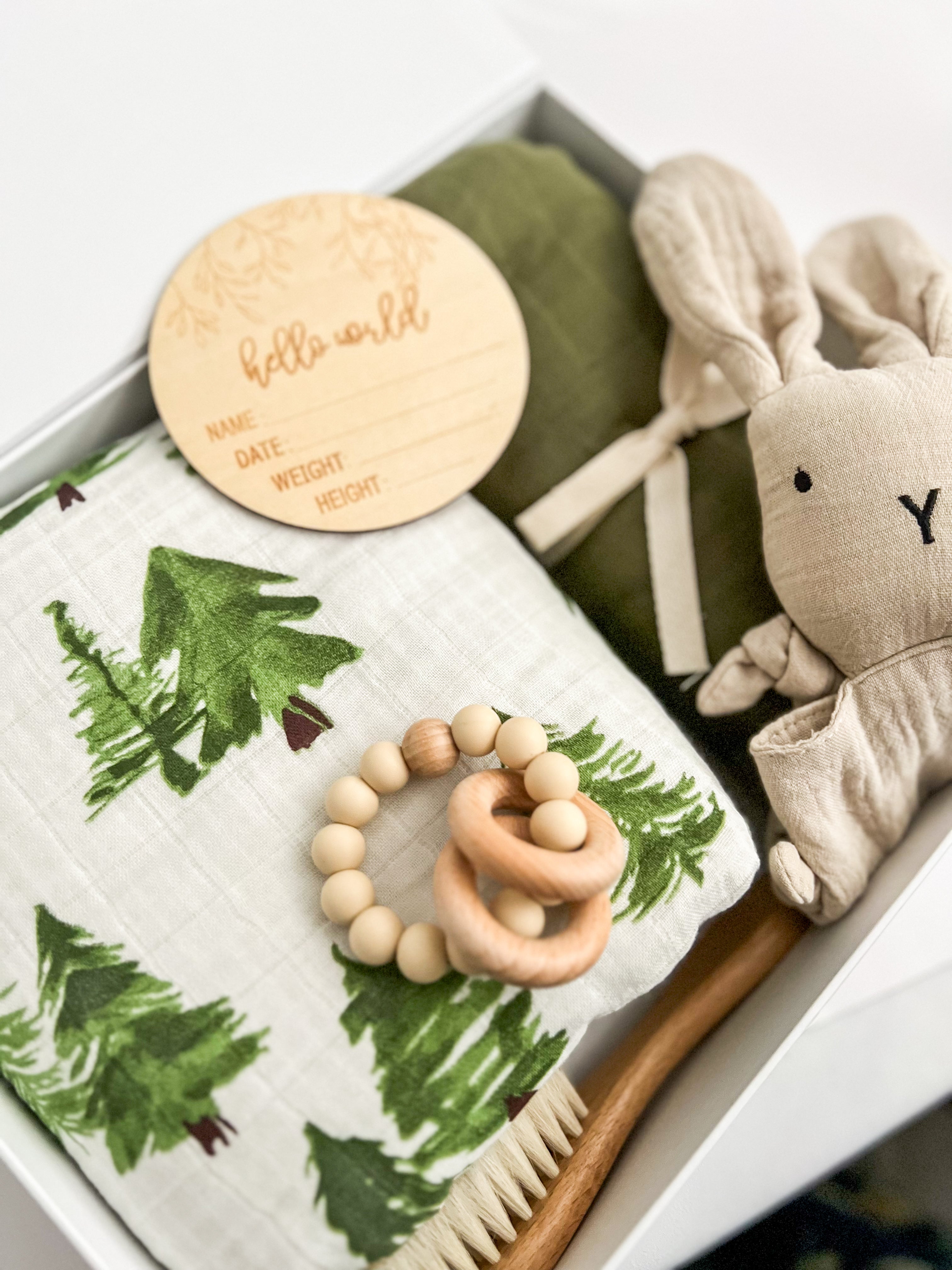 Pine Tree Gift Box | Luxury Baby Hamper Australia