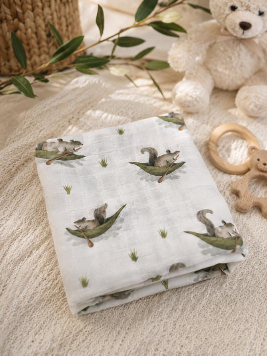 Forest Squirrel Swaddle