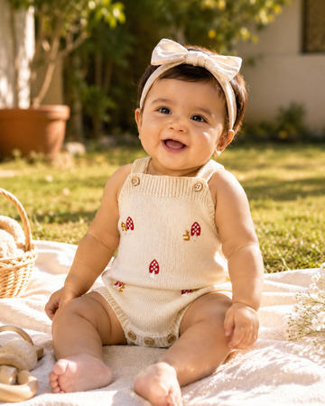 Rosea Knitted Romper