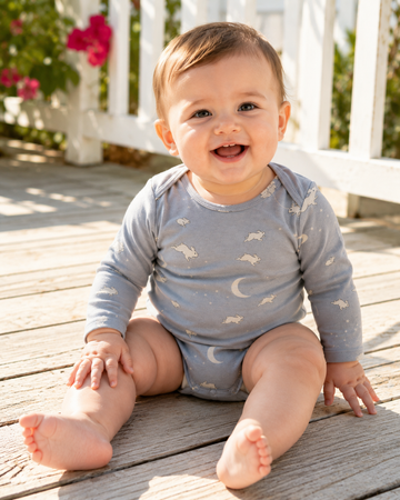 Ezra Long Sleeve Organic Bodysuit