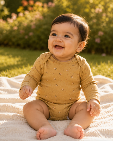 Ivy Long Sleeve Organic Bodysuit