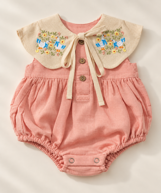Pink Meadow Romper
