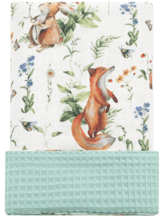 Ginger Fox Waffle Blankets - Tiny Yarns