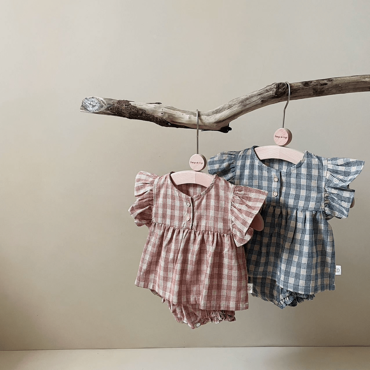 Hazel and Arlo Romper - Tiny Yarns