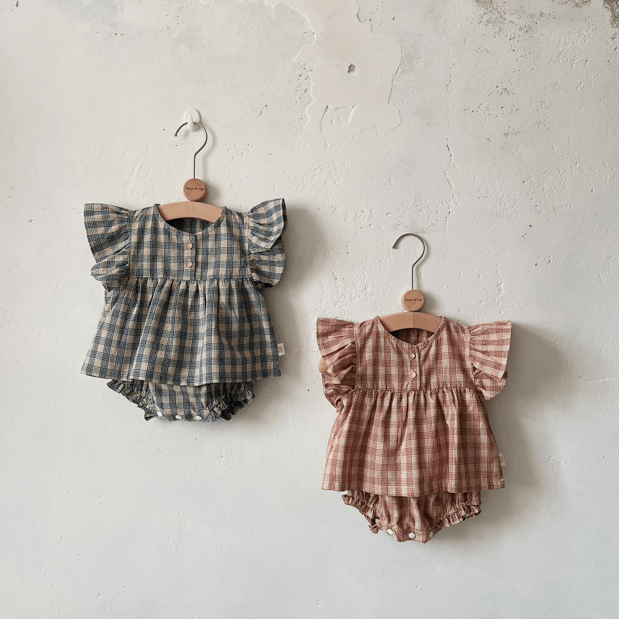 Hazel and Arlo Romper - Tiny Yarns