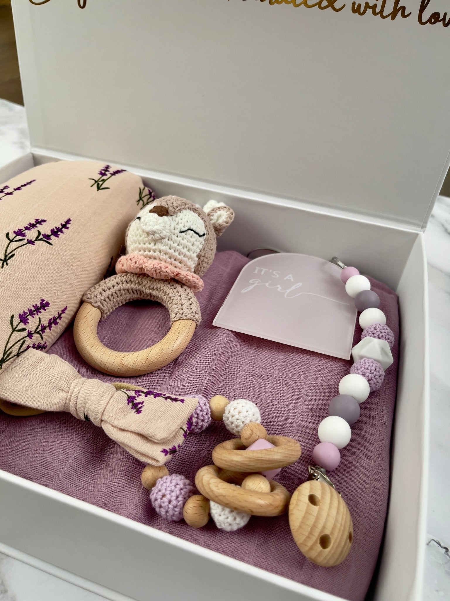 Lavender Melody Gift Box Set - Tiny Yarns