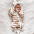 Orla Long Sleeve Organic Bodysuit - Tiny Yarns